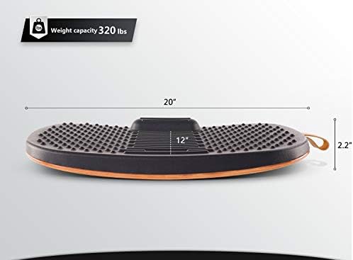 FEZIBO Standing Desk Mat with Anti Fatigue Bar