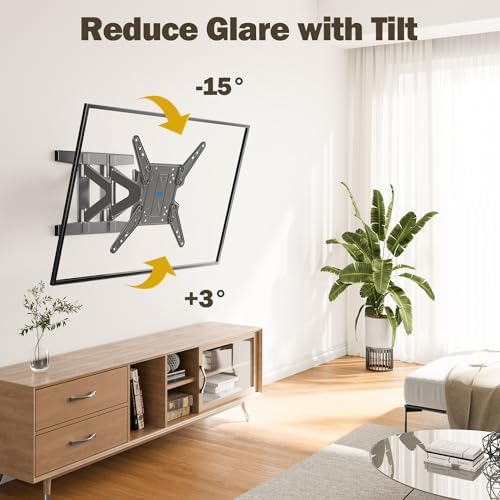 Mounting Dream Ultra Slim TV Wall Mount for 26-75” TVS Full Motion TV Mount