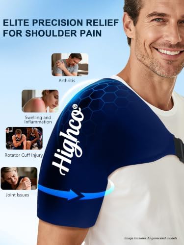 Shoulder Ice Pack Wrap for Rotator Cuff and Arm,Cold Compression for Relief