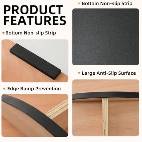 Juoe Balance Board Wobble Board,Balance Toys for Physical Therapy