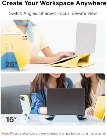MOFT Laptop Carry Sleeve with Stand &Smart Storage for 16" Laptop for Work