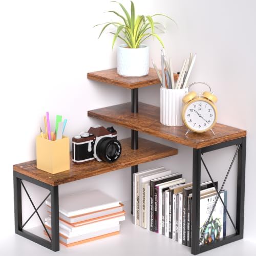 Corner Desk Shelf for Top of Desk Organizer Shelf, Countertop Organizer