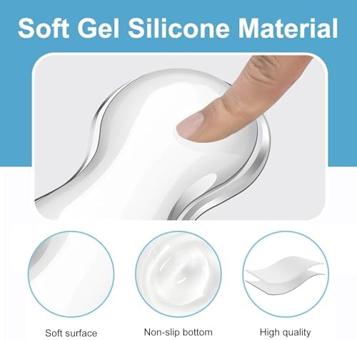 Gel Keyboard Wrist Rest Set - Ergonomic Computer Desk Pad for Typing Pain Relief, Cute Silicone Cushion for Support Hand & Arm, Comfortable Wrist Rest for Gaming Laptop Office & Home Accessories