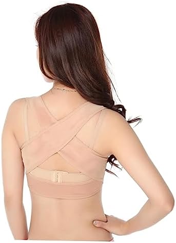Healifty 2pcs Tank Tops Back Brace Womens Bras Push up Ladies Top Jacket Protective Gear Bracket Chest Support