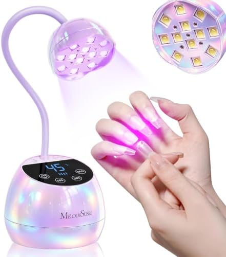 MelodySusie Gooseneck Cordless UV Nail Lamp P-ArtM2 Light for Nail Tips