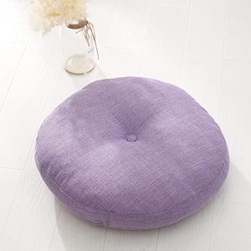 Removable Tatami Futon Floor Cushion Seating Cushion Floor Pillow,Round Living Room Office Chair Pads Mat Yoga Cushion Meditation Floor Pillow G 40cm(16inch)