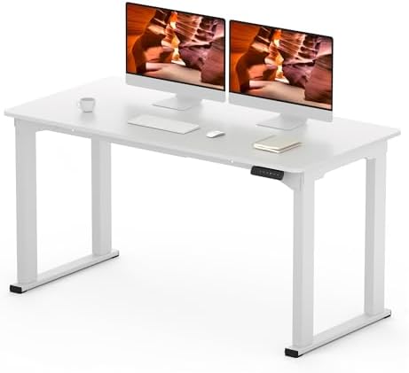 55x28'' 4 Leg Standing Desk,Electric Desk for Home Office