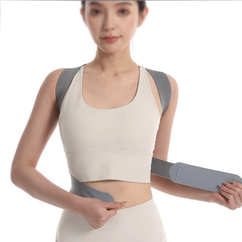 Office Straight Back Sitting Posture Device with Shoulder Opening for Men Women Daily Correction Band