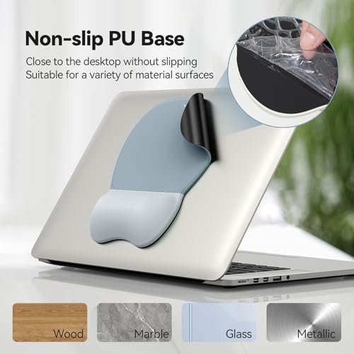TECKNET Gel Ergonomic Mouse Pad & Keyboard Wrist Rest & Coaster
