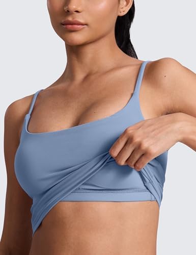 CRZ YOGA Butterlift Scoop Neck Crop Tank Top