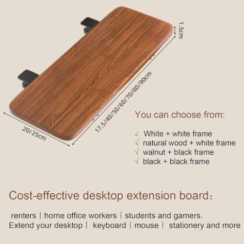 Desk Extender Plate, 90° Foldable Keyboard Tray, Keyboard Extension Table