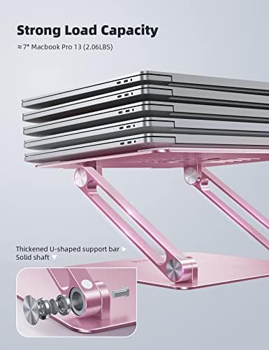 Lamicall Adjustable Laptop Stand for Desk for MacBook Air Pro HP 10-17.3''