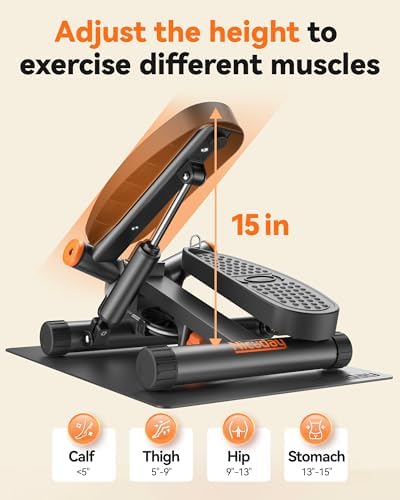 Niceday Steppers for Exercise at Home, Mini Stepper with 300LBS Capacity