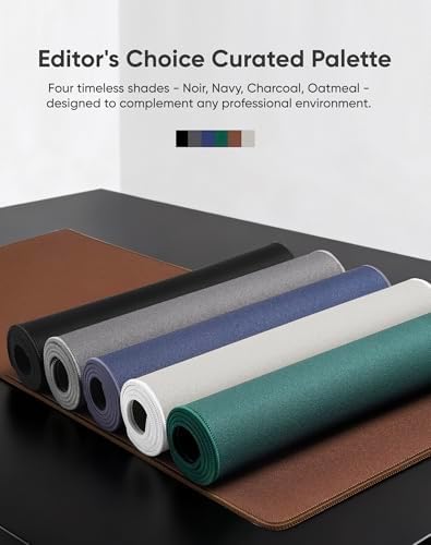 ALOANES Non-Slip Extended Mouse Pad Office&Home Desk Mat Stitched Edge