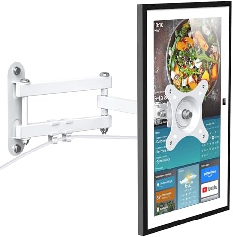 PlusAcc Wall Mount for Show 15 & 13-27 Inch Monitors TVs, Adjustable Shelf