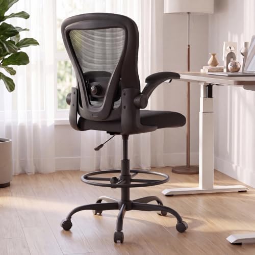 Ergonomic Drafting Chair, Tall Office Chair for Standing Desk