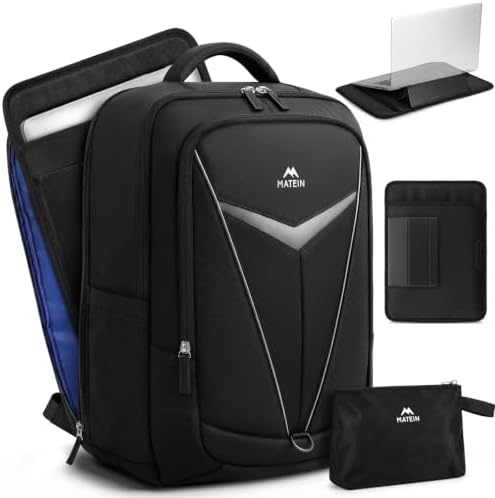 MATEIN 3 in 1 Mens Laptop Backpack Set with Detachable Workstation Sleeve