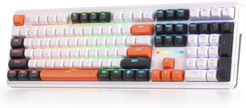Redragon K745 PRO Wireless 108-Key Gasket RGB Gaming Keyboard, 4 Hotkeys