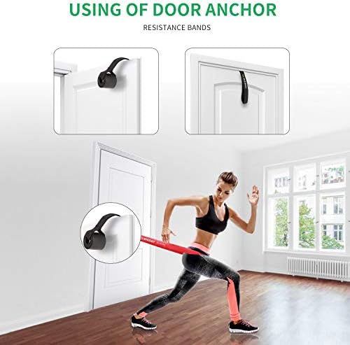 WIKDAY Resistance Bands for Working Out with Door Anchor