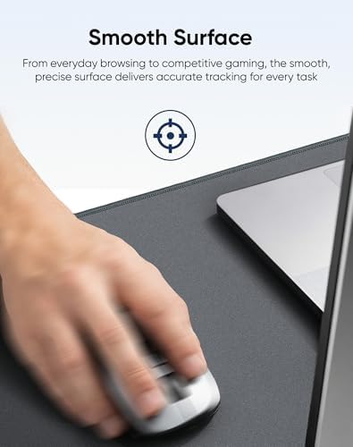 Reniteco Waterproof Large Office & Gaming Mouse Pad, 27.6" x 11.8" x 0.12"