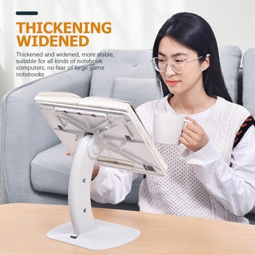 STOBAZA Laptop Riser Computer Stand, 4-Gear Adjustable PC Holder