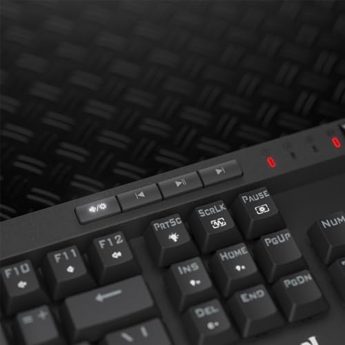 Redragon K580 PRO Wireless RGB Gaming Keyboard, Macro G Keys & Media Wheel