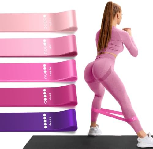 Resistance Bands for Working Out, 5 Levels Exercise Bands Set