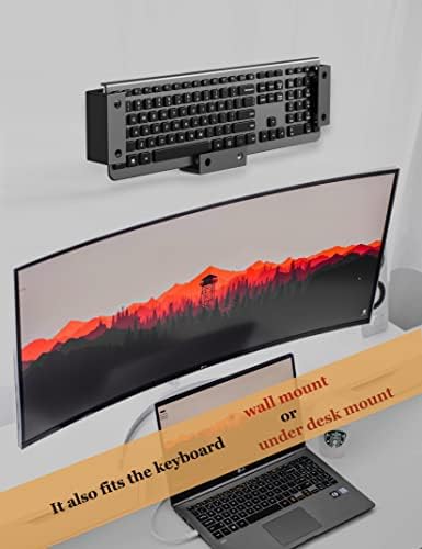 Under Desk Laptop Holder, (Black)