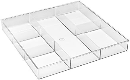 Whitmor 6-Section Clear Drawer Organizer