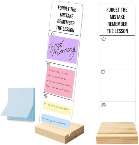 Computer Monitor Memo BoardHoldIForget The Mistake Remember The Lesson Logo Decor Monitor Message Board Sticky Notes for Send Family Members Office Friends and Colleagues Gifts