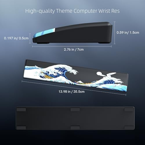 Womier Keyboard Wrist Rest for 65% 75% Mechanical Keyboards Wrist Rest