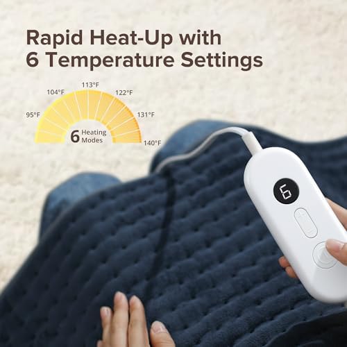 Siinsay Heating Pad, 33" x 17" Extra Large Heat Pad for Back Period Cramps