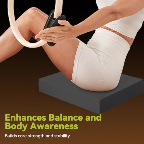 Large Thick Balance Pad Non-Slip Stability Trainer Yoga & Pilates
