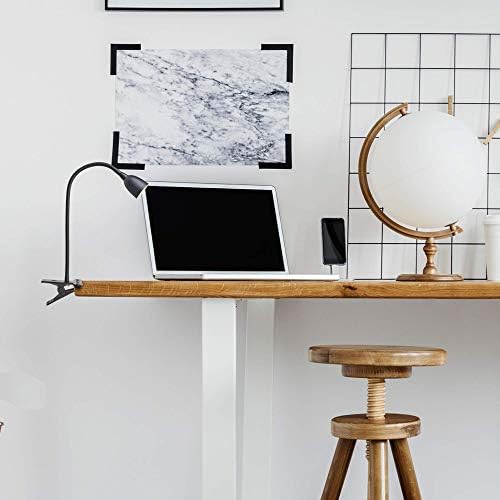 Newhouse Lighting NHCLP-OL-BK Olivia Dimmable and Color Temperature Changing Clamp Light Desk Lamp Black
