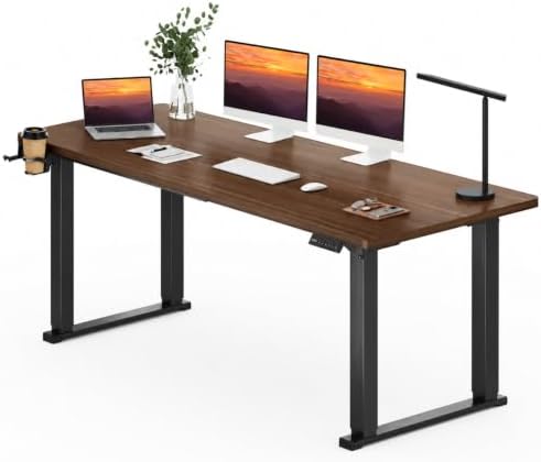 79x31'' 4 Leg Large Dual Motor Standing Desk for Home Office