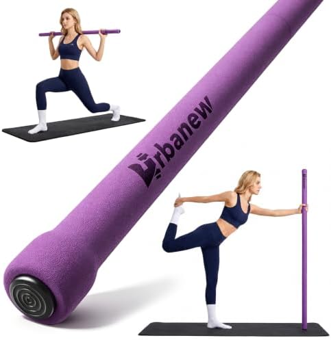 Yoga Stick, 60" Adjustable Stretching Stick for Mobility & Balance