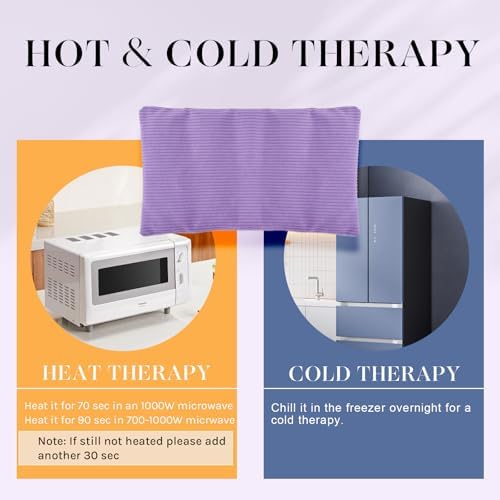 Microwavable Heating Pads with Washable Cover Flaxseed Microwave Heat Pack