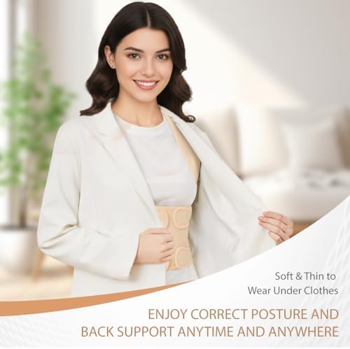 Posture Corrector for Women and Men, Adjustable Full Back Brace