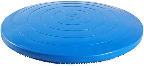 JFIT Inflatable Balance Disc - 13" or 26" Large Wobble Cushion Trainer - Durable Exercise Balance Pad for Coordination, Stability, and Core - Home, Gym, and Pet Training