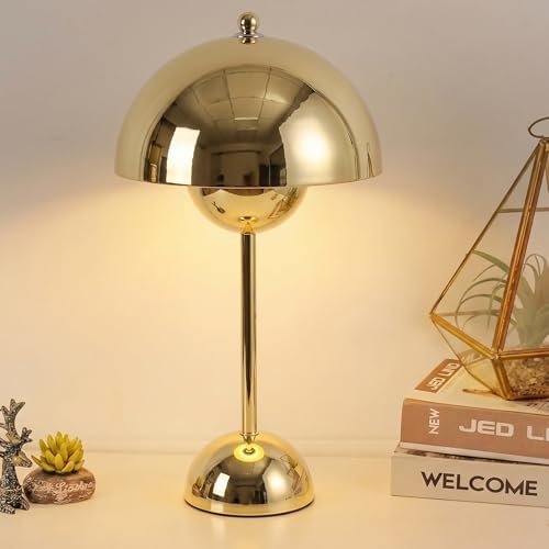 Creative Mid-Century Modern Bud Table Lamp for Home&Office, Bright Gold