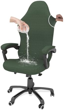 Gaming Chair Cover Game Chair Cover for Reclining Rotating Chair, Green