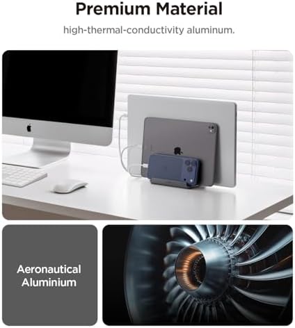 Spigen Vertical Laptop Stand Holder for Desk