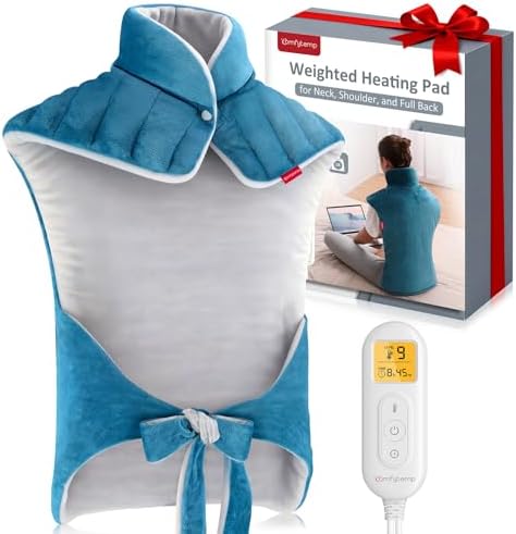 Comfytemp Heating Pad for Neck Shoulders Back, 22"x33" Weighted Heating Pad