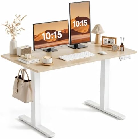 Claiks 48 x 24 Inch Nature Electric Standing Desk
