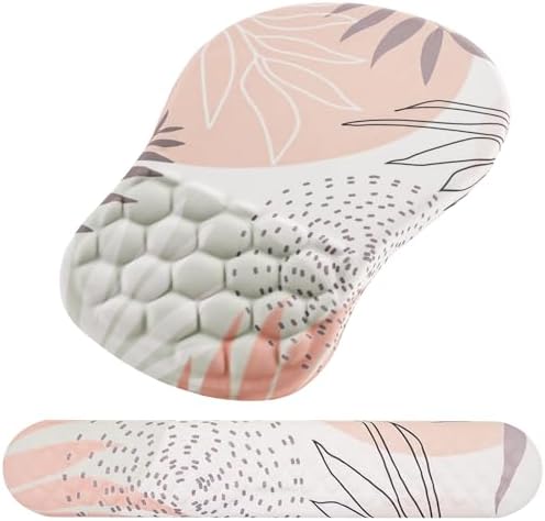 Ergonomic Mouse Pad & Keyboard Wrist Rest Set, Memory Foam
