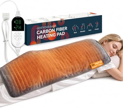 158℉ High-Heat 15s Heating Pad for Back/Neck/Shoulder Pain
