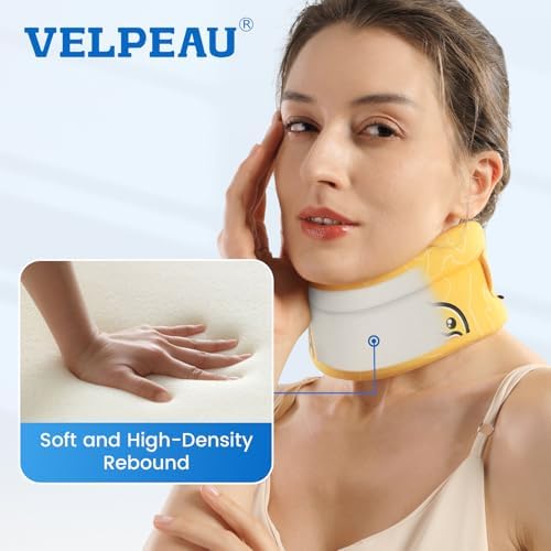 Velpeau Soft Cervical Collar Neck Brace for Snooze, Anti Snoring, Sleep, L