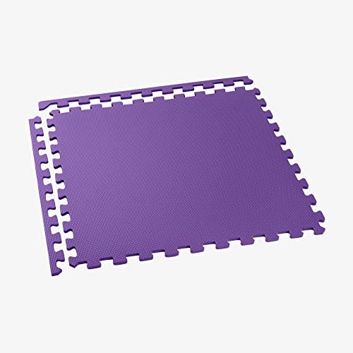 We Sell Mats 3/8" Thick Multipurpose EVA Foam Exercise Floor Mat, Interlocking Tiles, Anti-Fatigue for Home or Gym