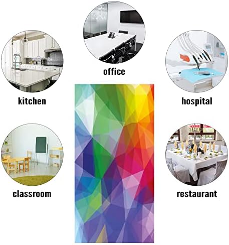 Fluorescent Light Cover Decorative Ceiling Light Filters,Abstract Pattern,for Classroom Office Hospitals Home Ceiling Decorative,2ft x 4ft,Multicolor