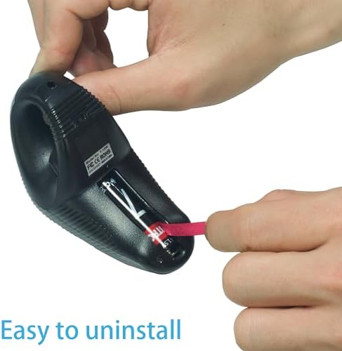 YUMQUA Finger Handheld Mouse, Wireless Trackball Mouse with Roller Ball